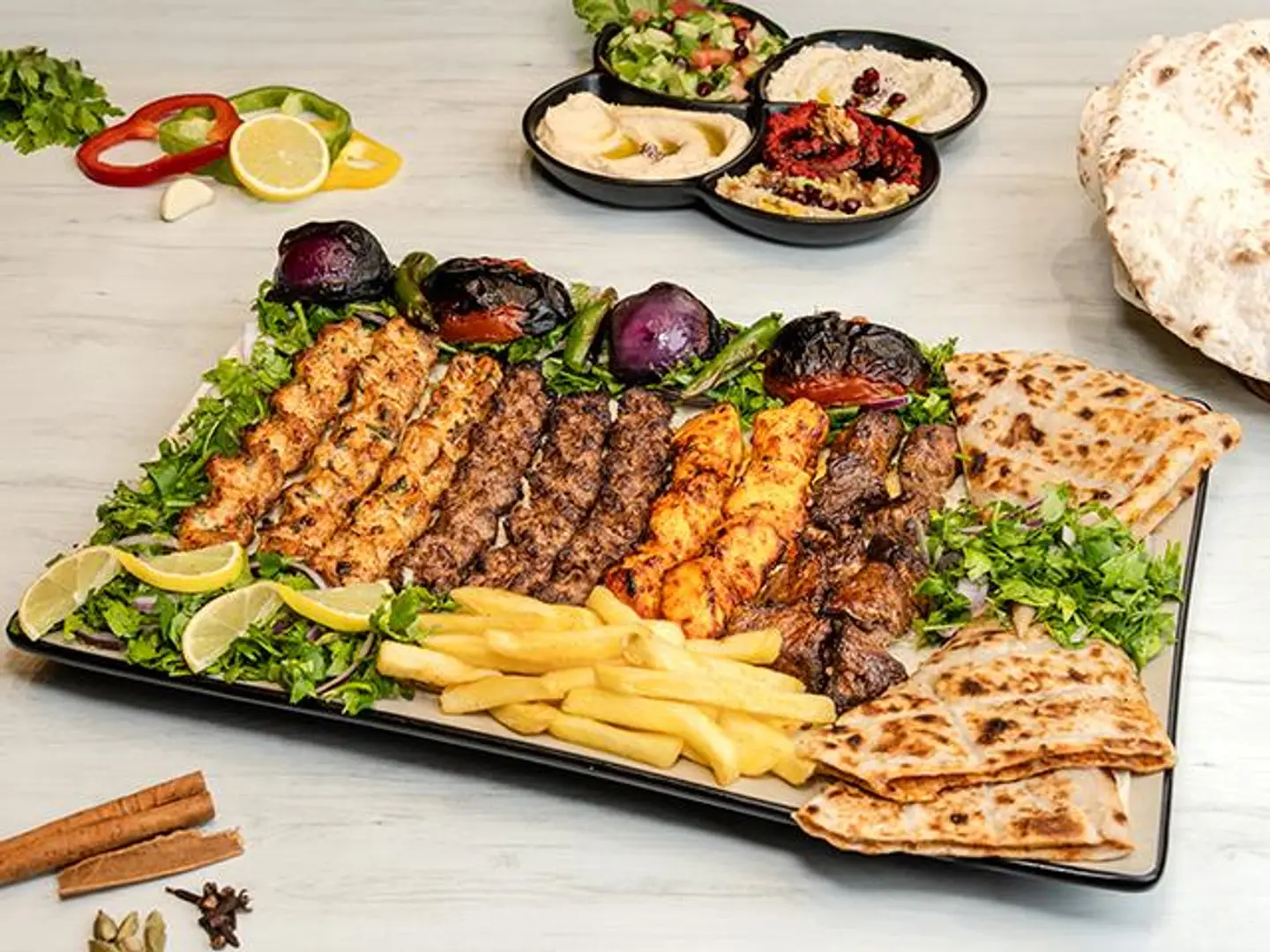 Mixed Grill (14 Skewers)