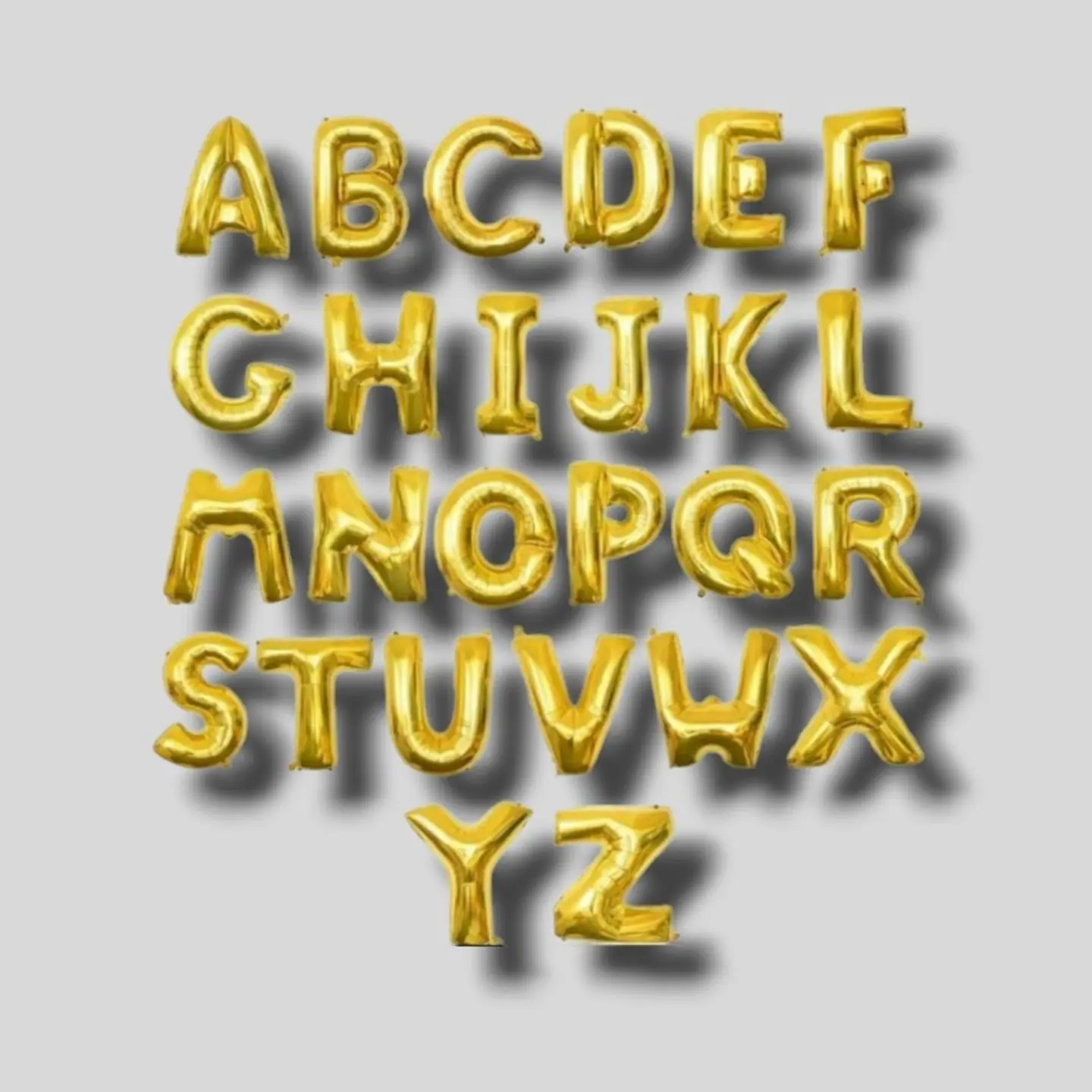 حروف هيليوم ذهبي