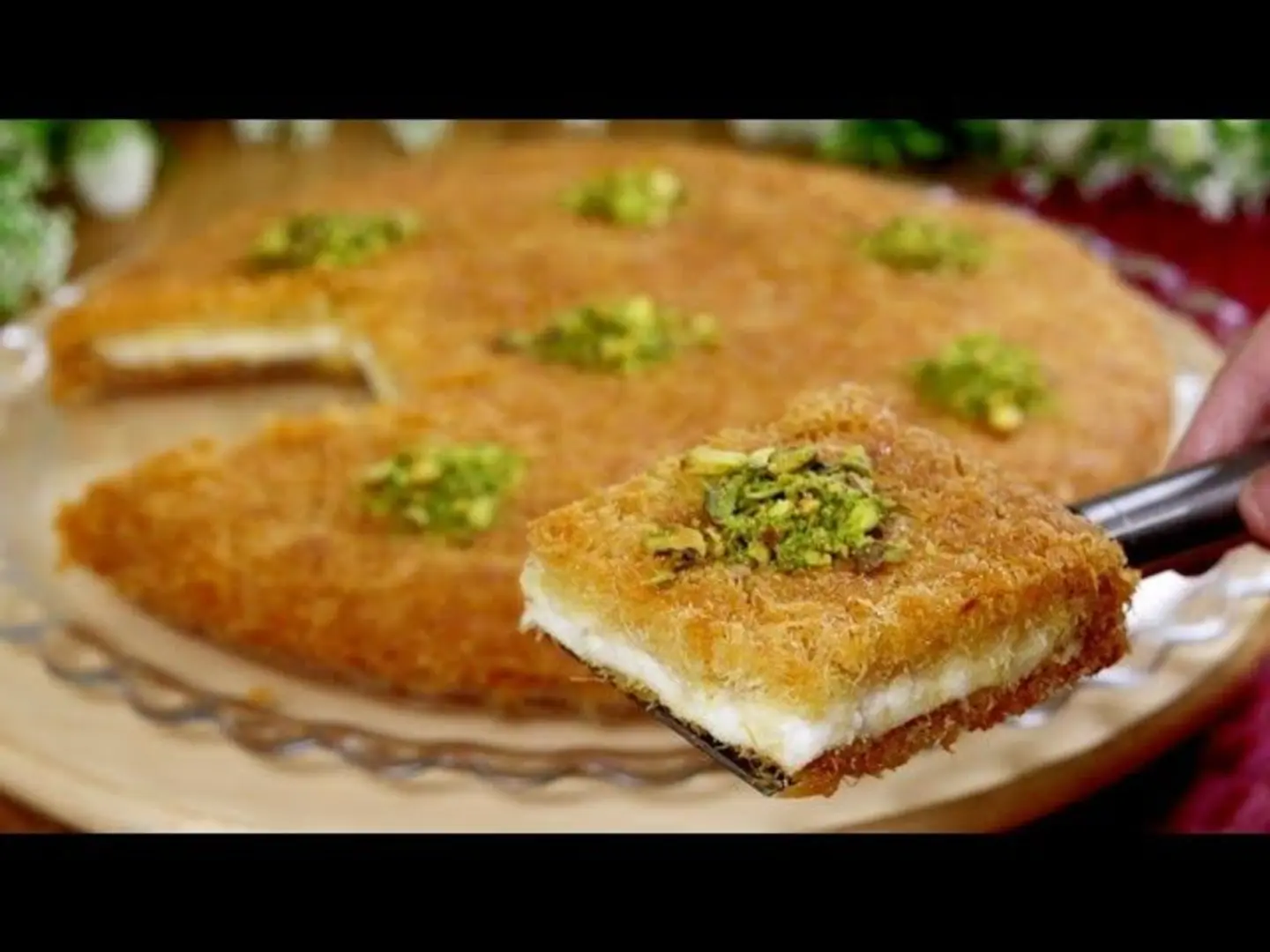 ربع كيلو كنافة بالقشطة