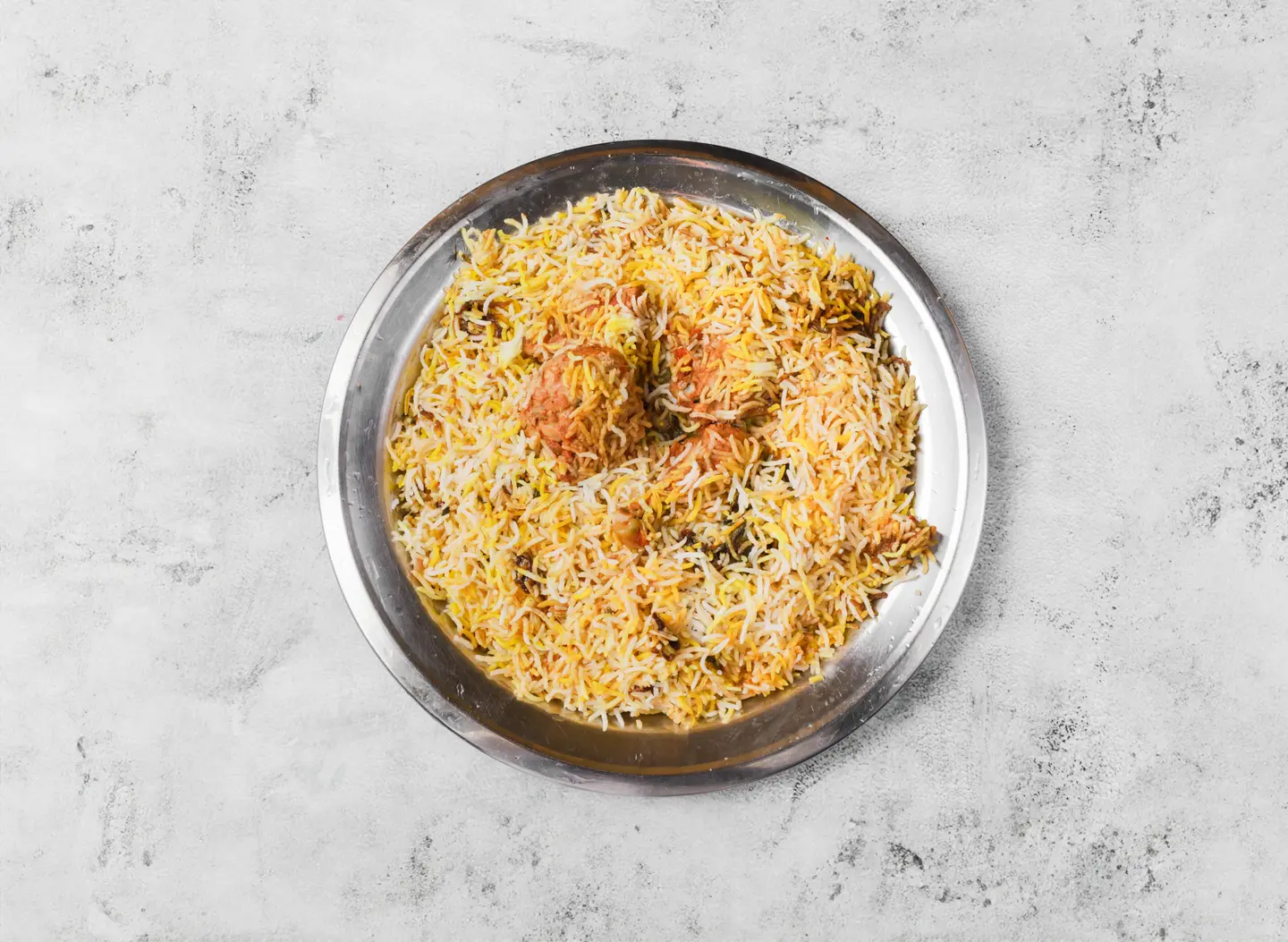 Half Chicken Biryani With Rice