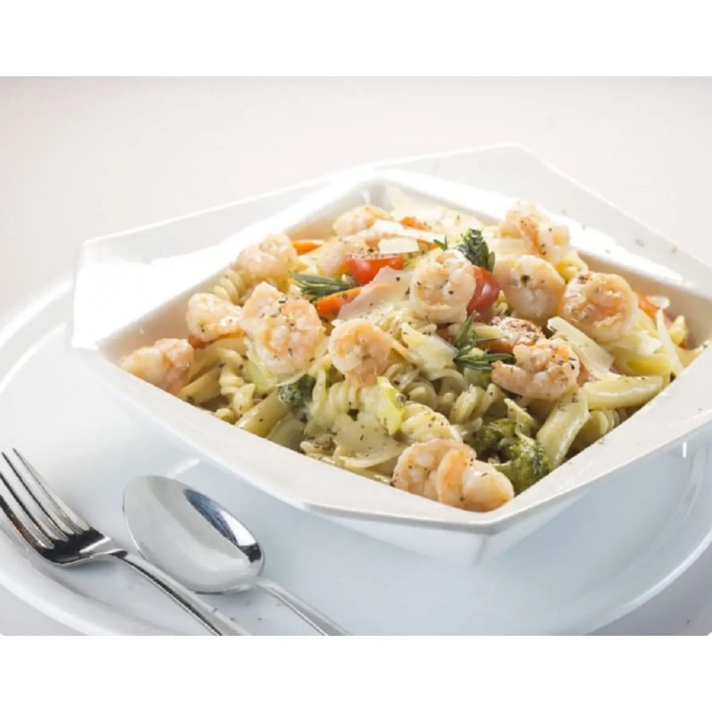 Shrimps Pasta - White Sauce