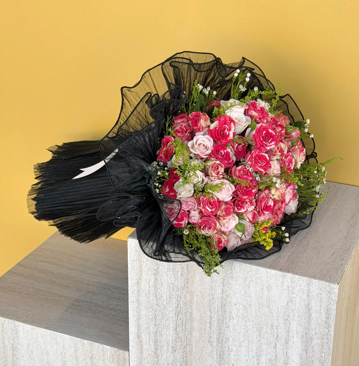 بوكية القماش الاسود