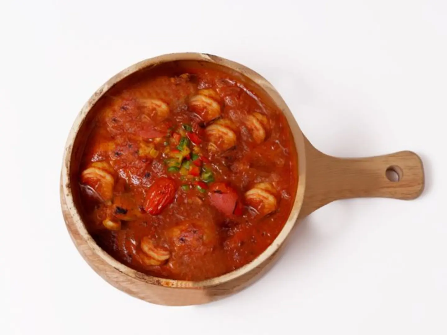 طاجن الروبيان الأحمر