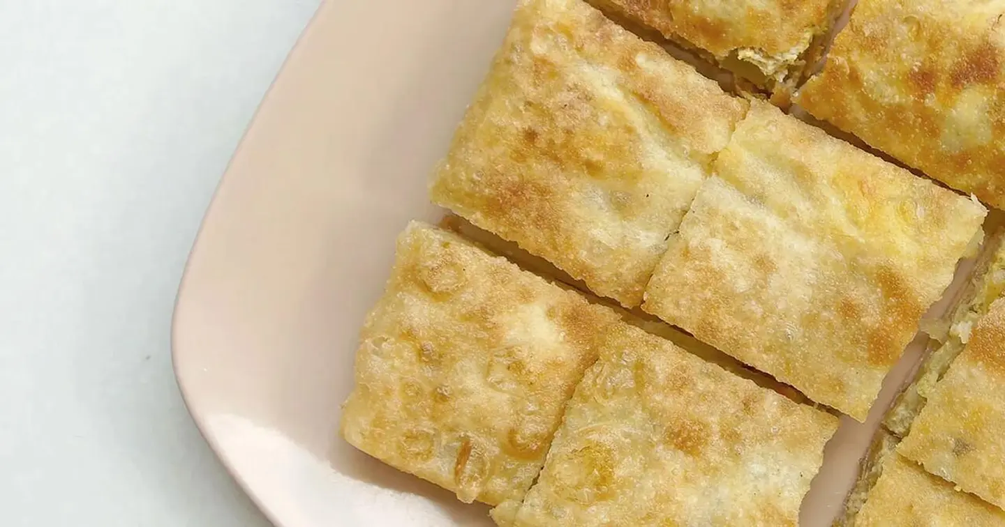مطبق بيض وجبن