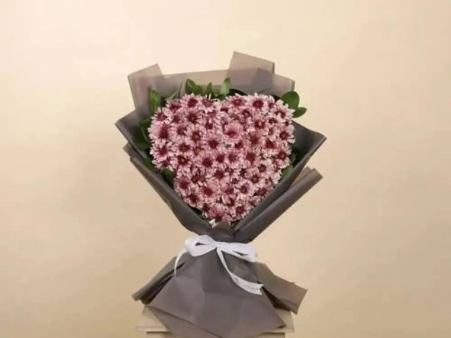 Bouquet Of Purple Chrysanthemums