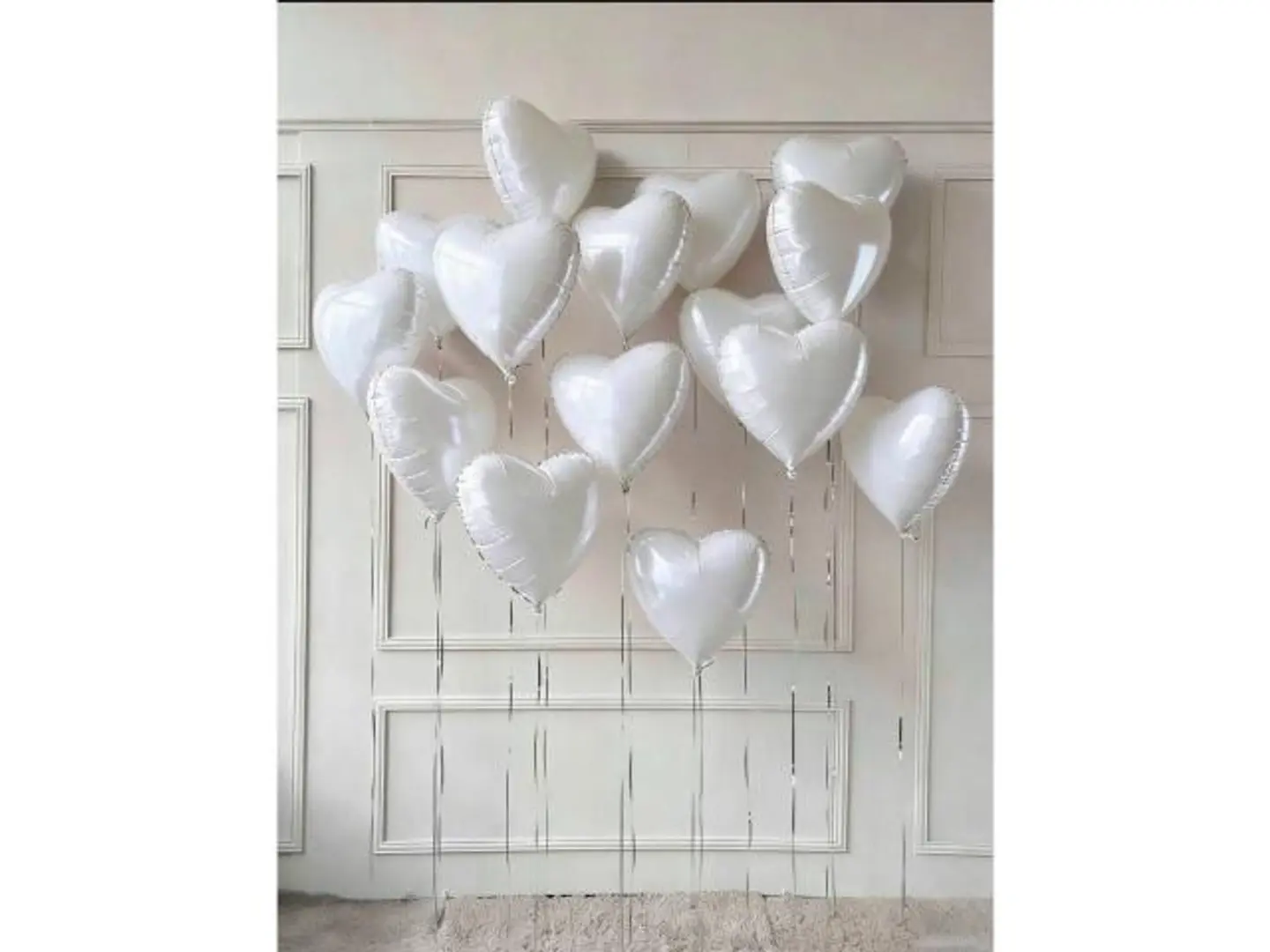 White Heart Balloon