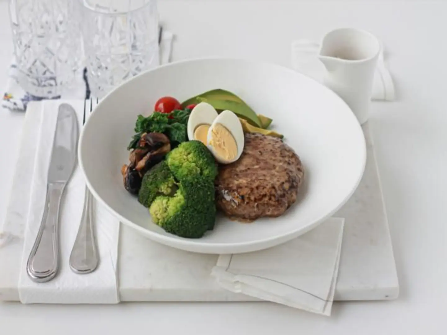 Keto Burger Plate