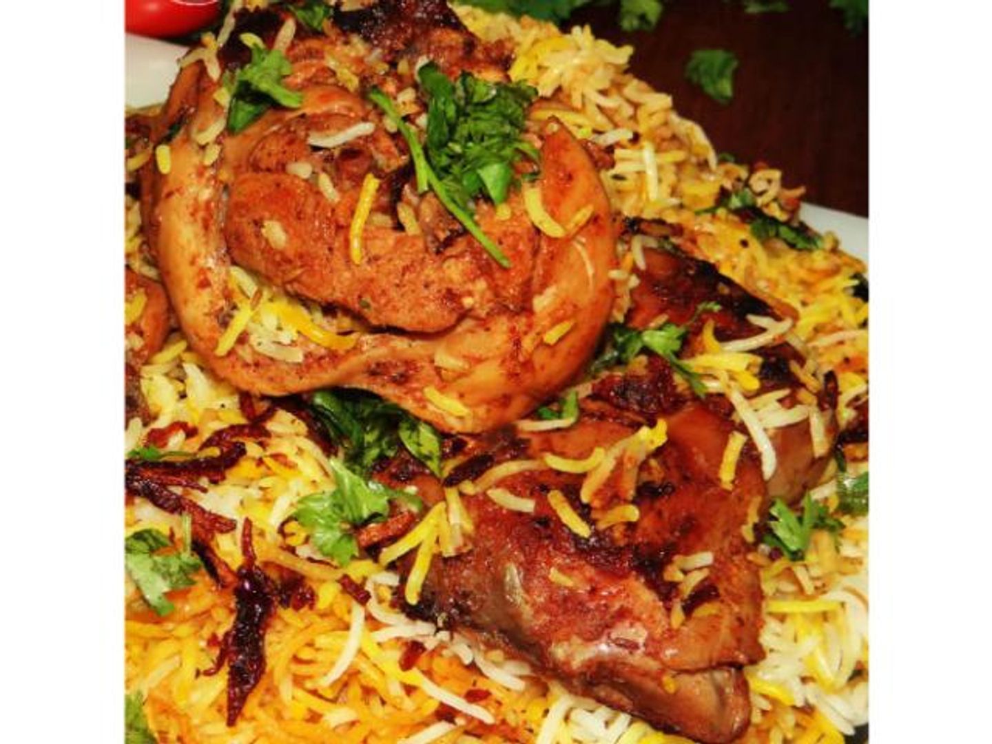 Chicken Tikka Chest Biryani