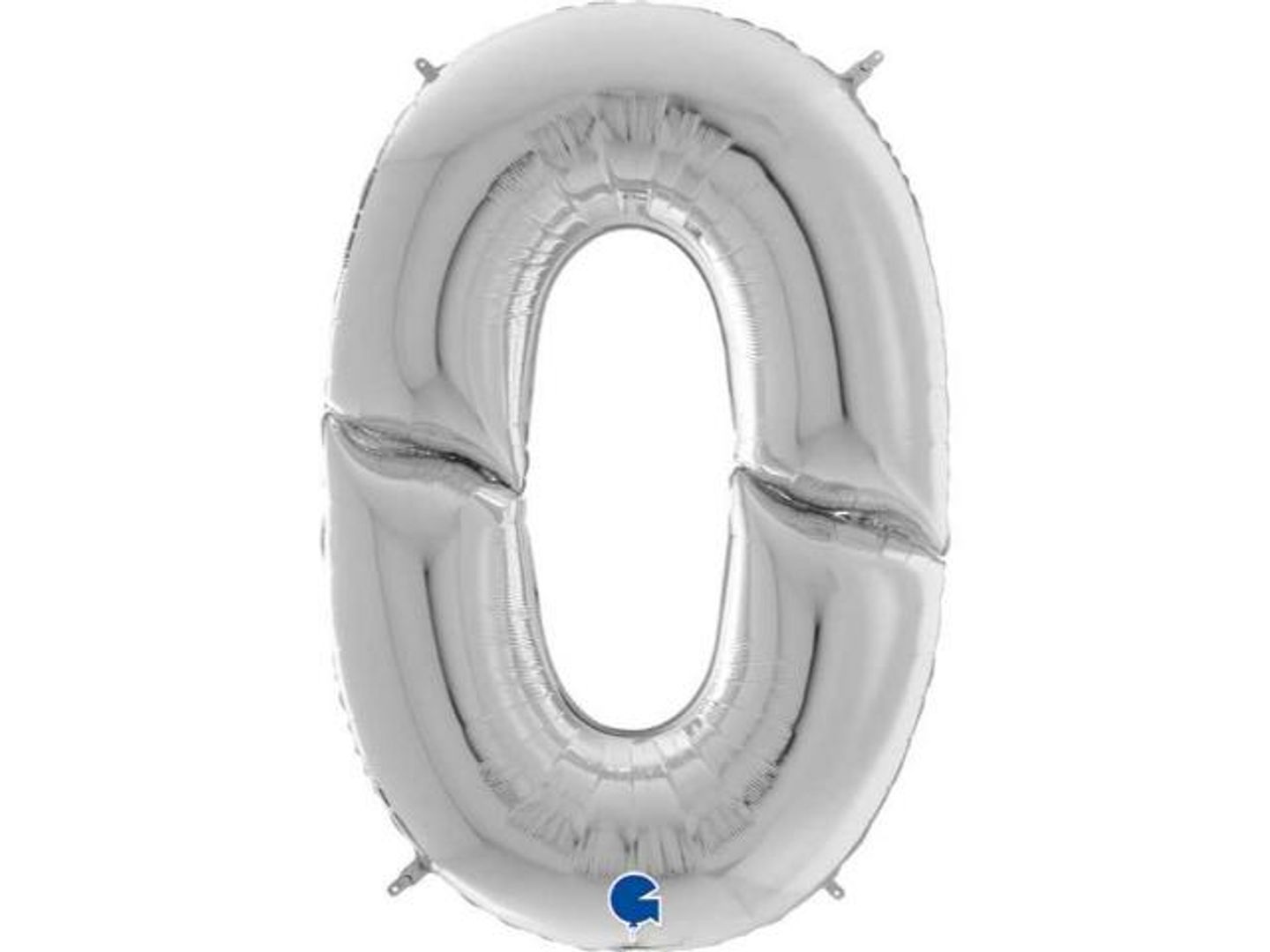 Helium O Balloon Silver