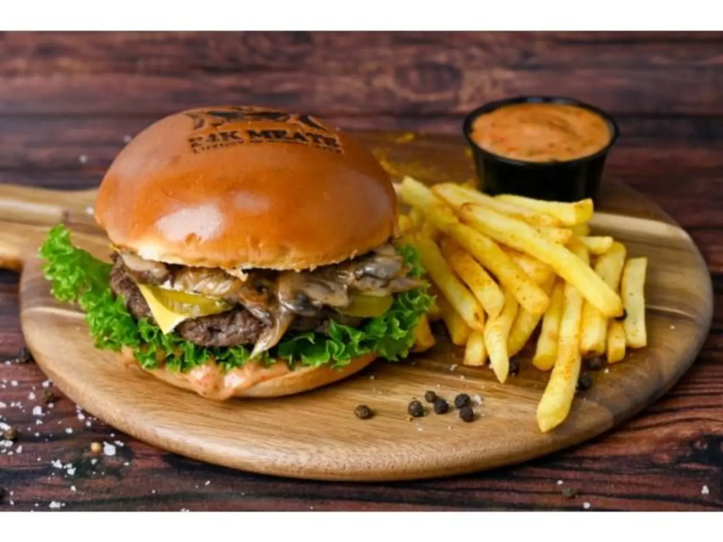 24 K Wagyu Crown Burger