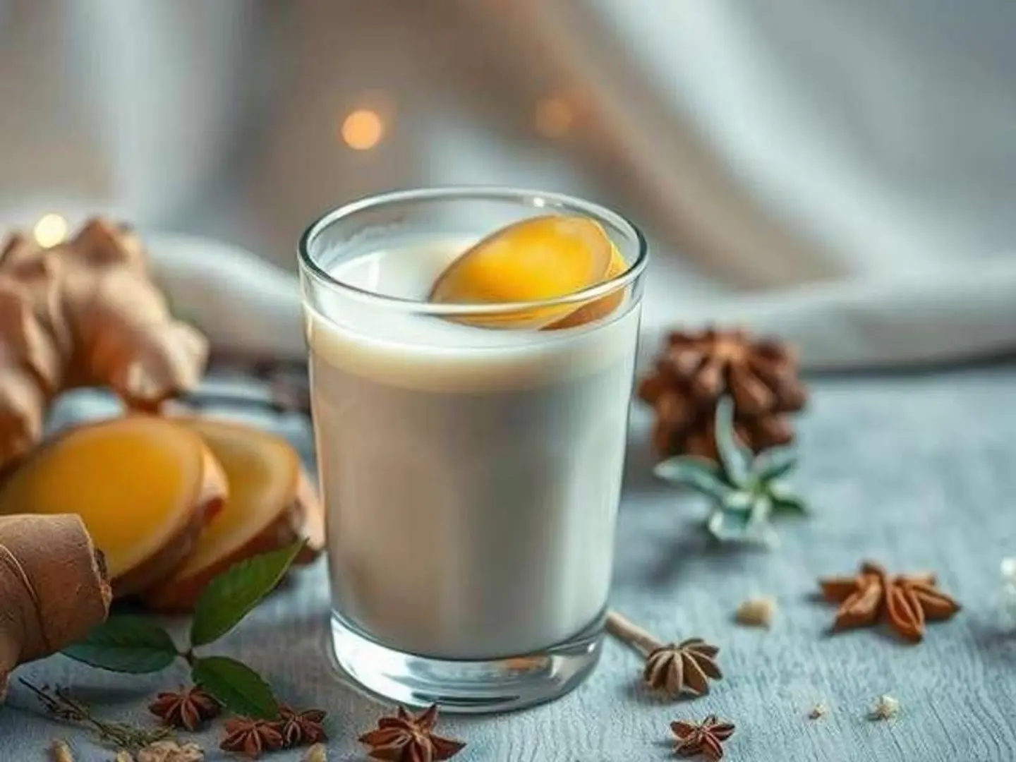 زنجبيل بالحليب