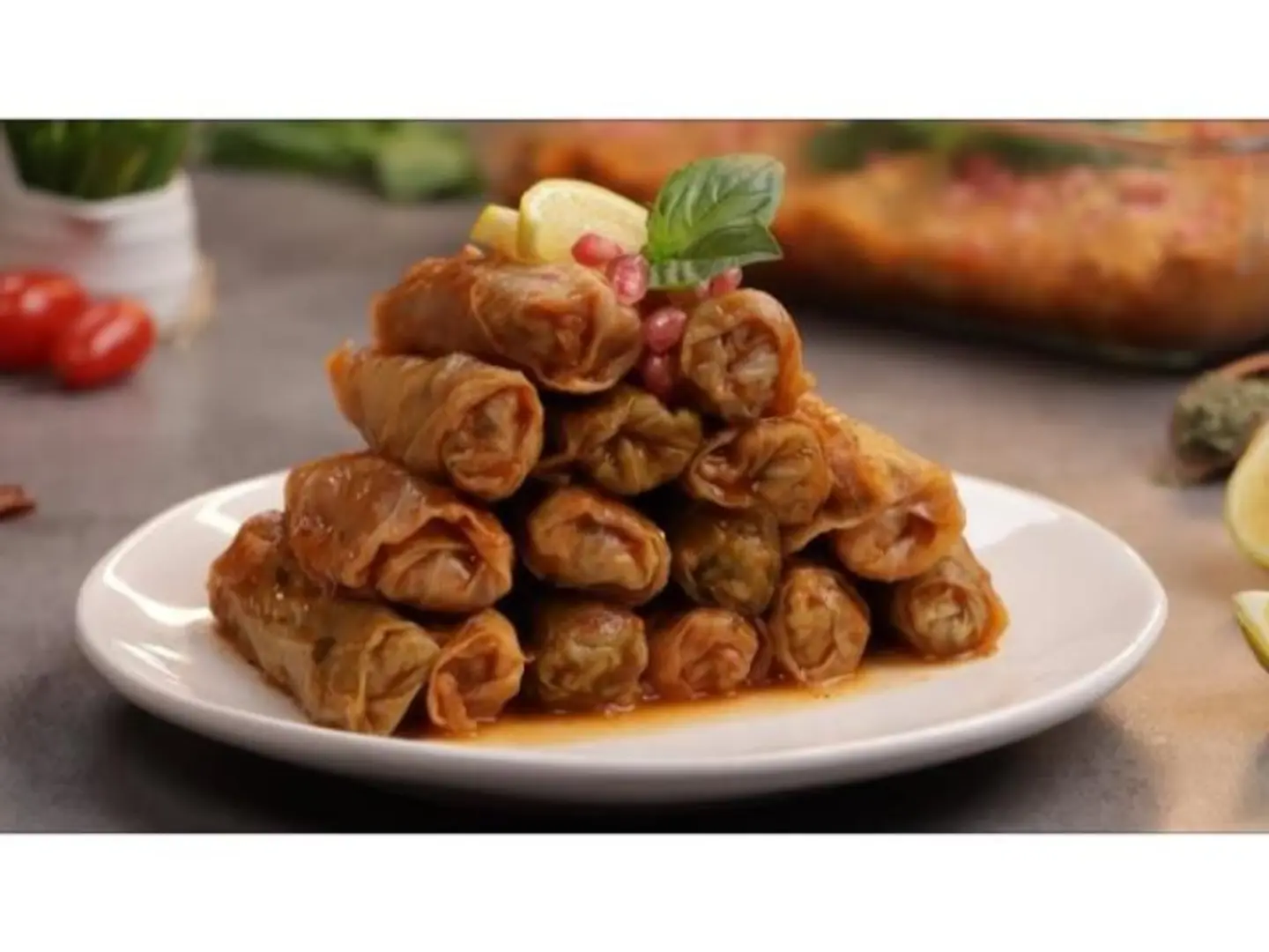 Cabbage Rolls Plate 16 Pieces