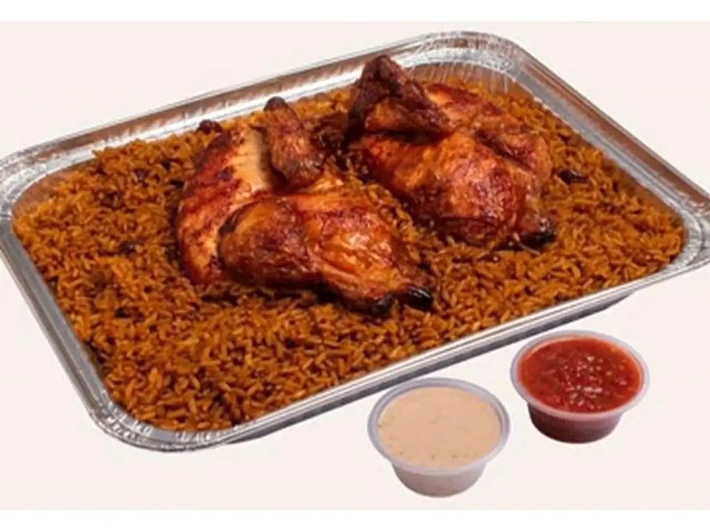 Grilled Chicken With American Rice
