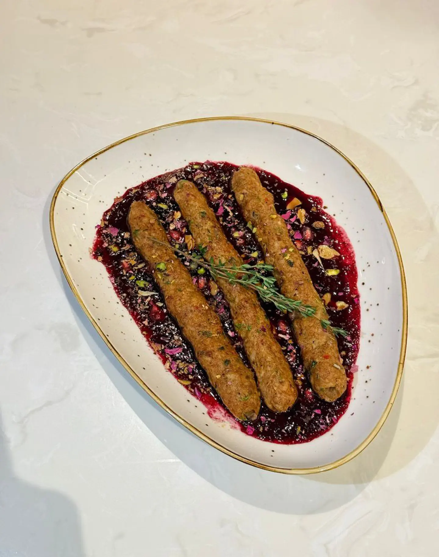 Kabab With Berries