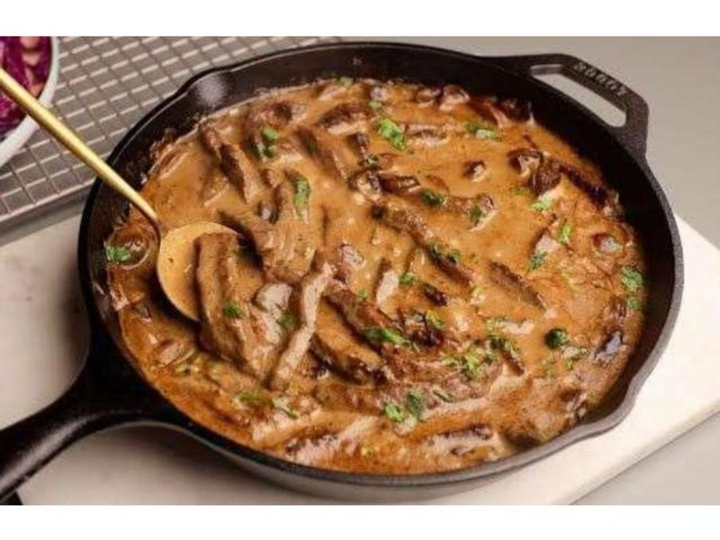 Beef Stroganoff