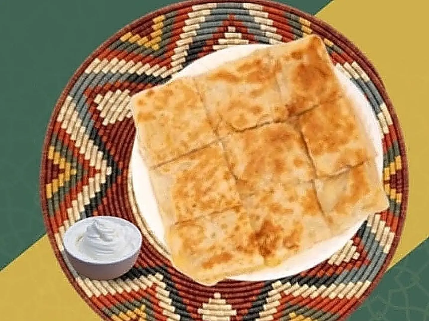 مطبق حلو قشطة دبل