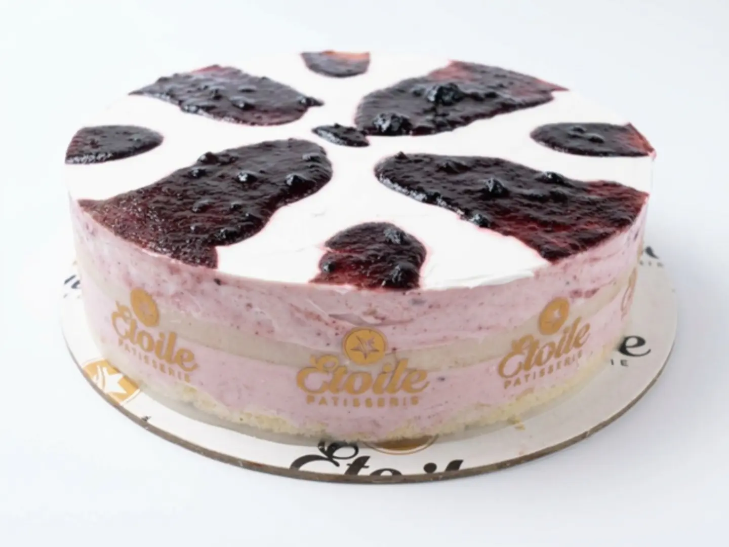 Berry Yogurt Ice Cream Cake