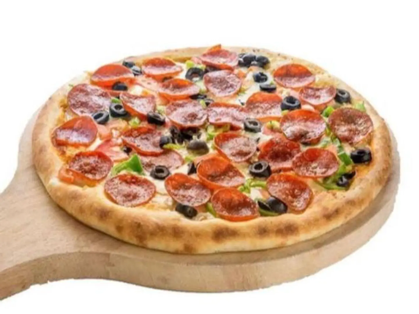 Pepperoni Pizza With Vegetables