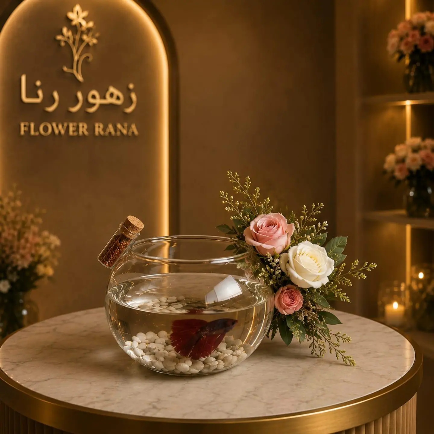 Fish With Rose Petals1