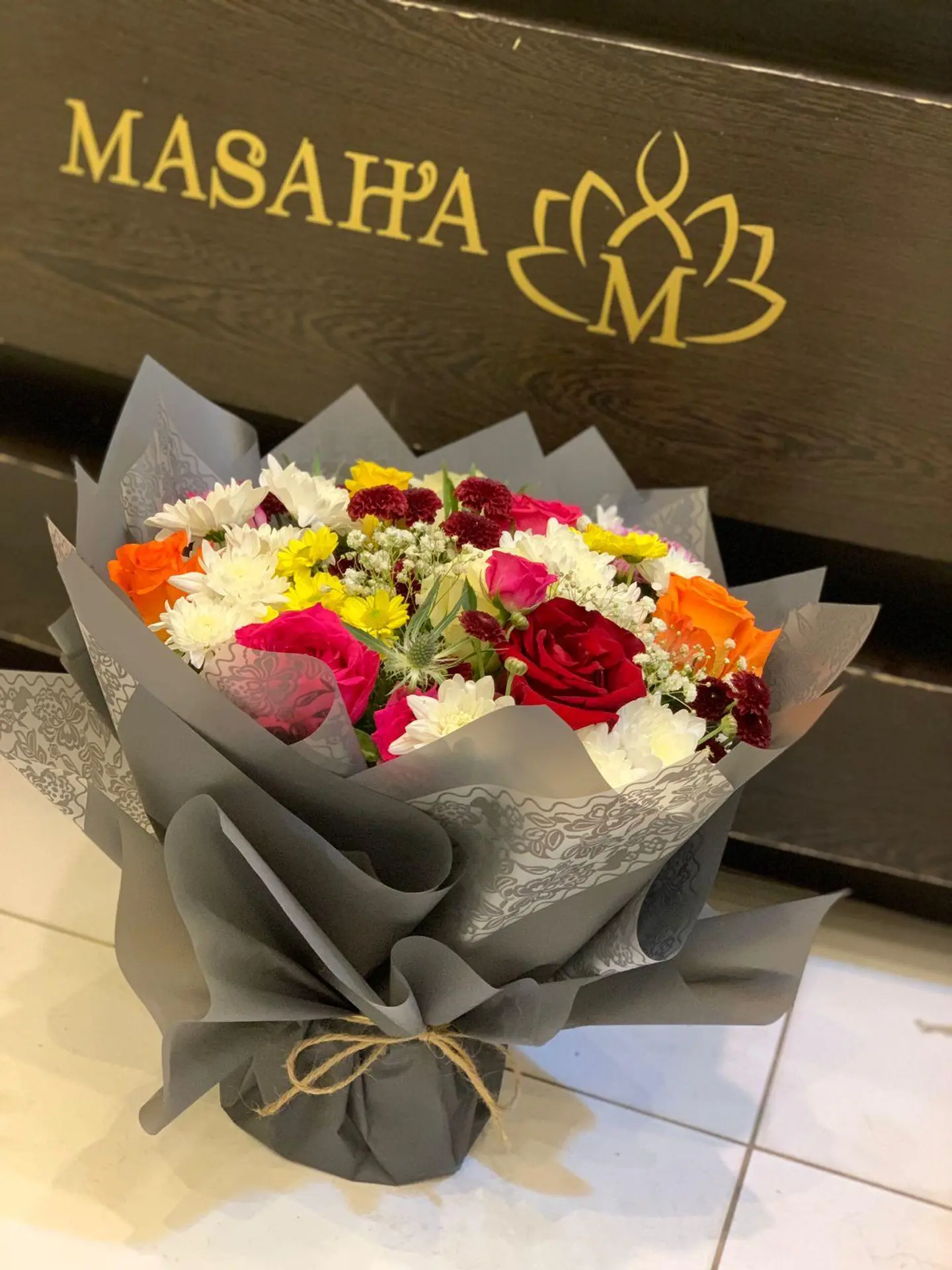 باقة دائرية