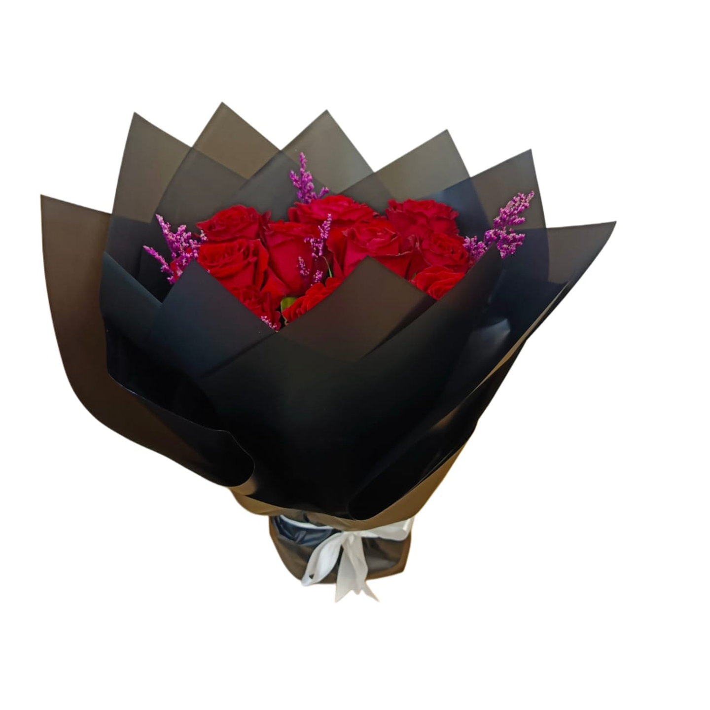 باقة ورد حمراء