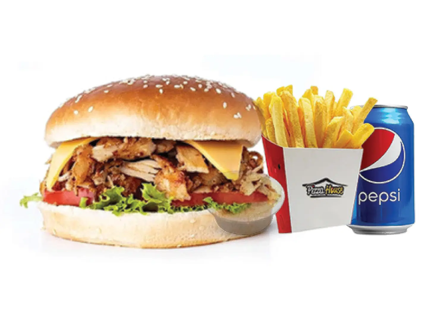 وجبة برجر شاورما