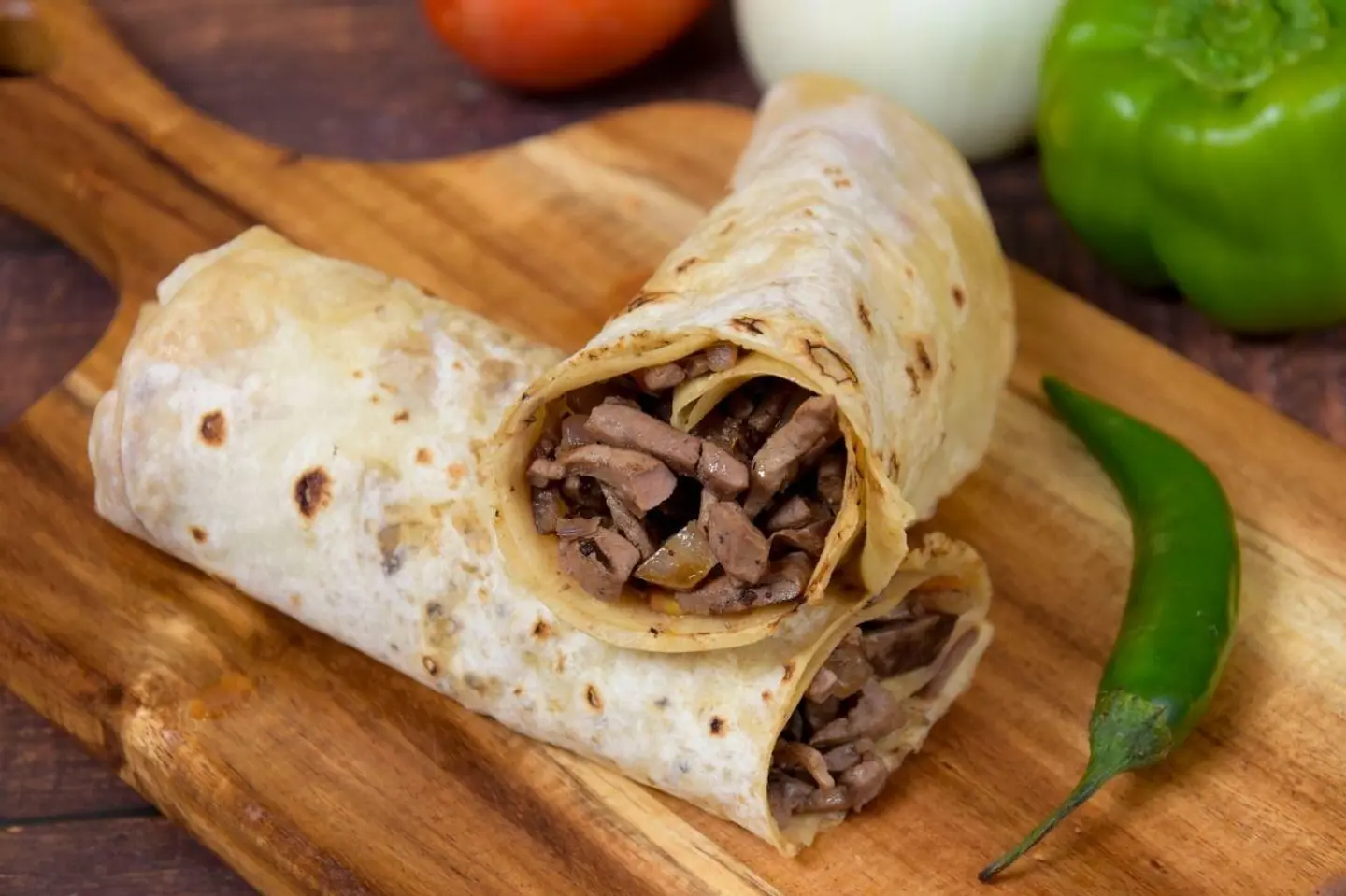 Lamb Liver Saj Bread