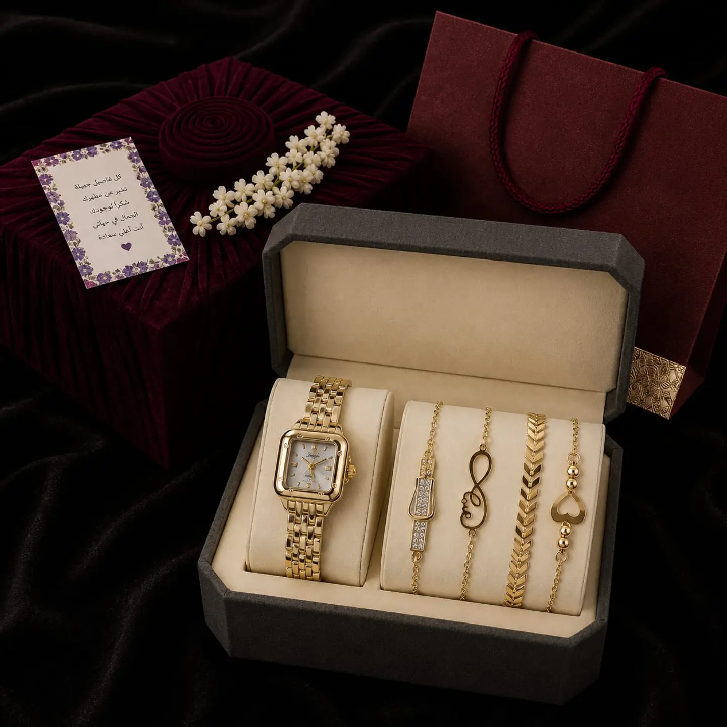 Women's Watch With A Bouquet Of Roses 21