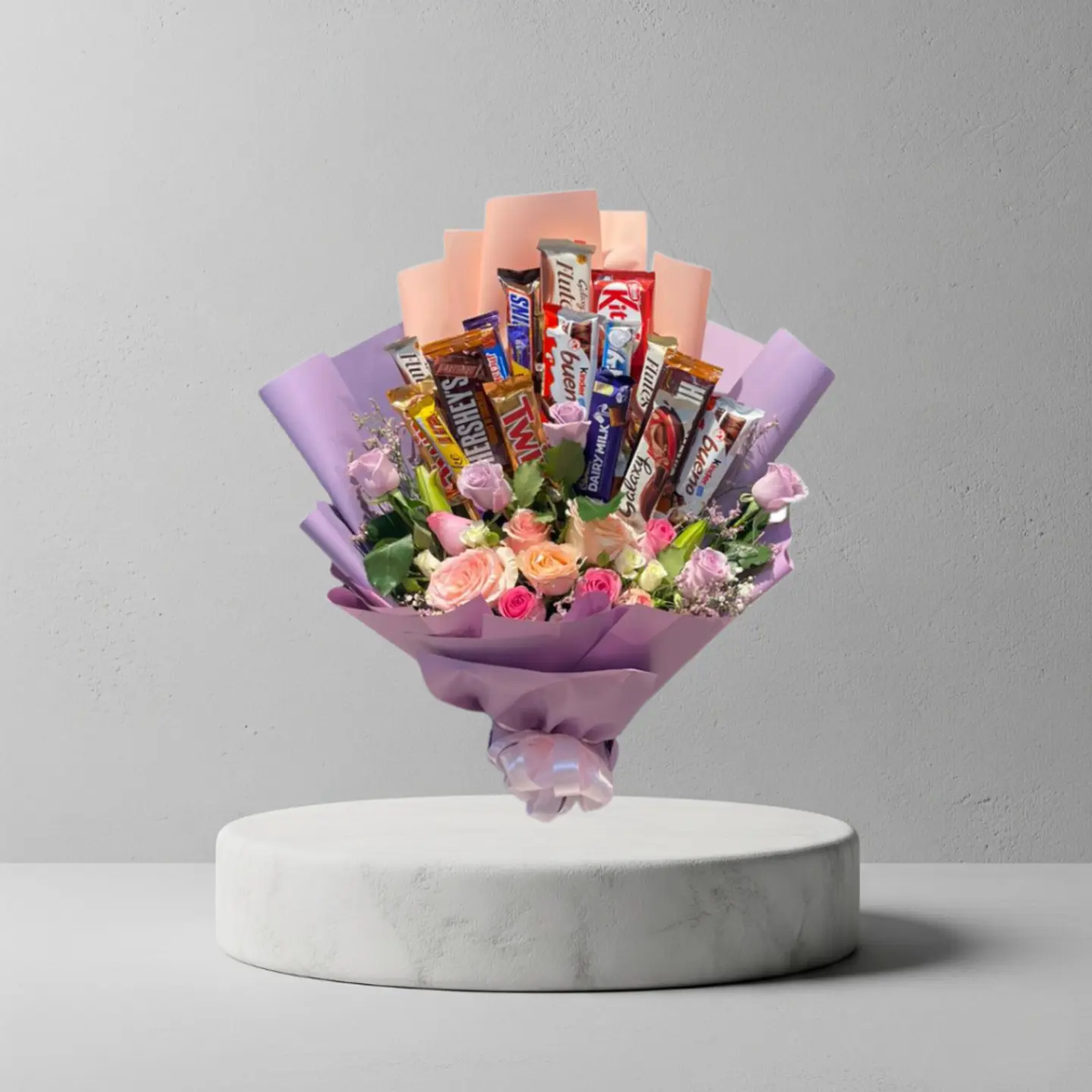 باقة الشوكولاته المتنوعه