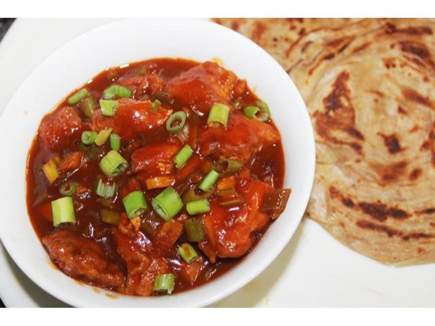 Spicy Manchurian Chicken With Sauce