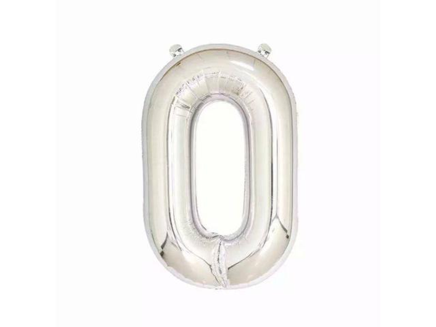 رقم 0 فضي كبير هيليوم