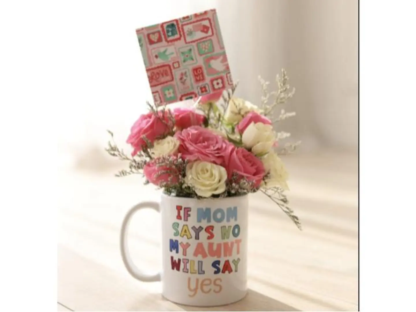 A Cup Of Roses For Aunt And Uncle