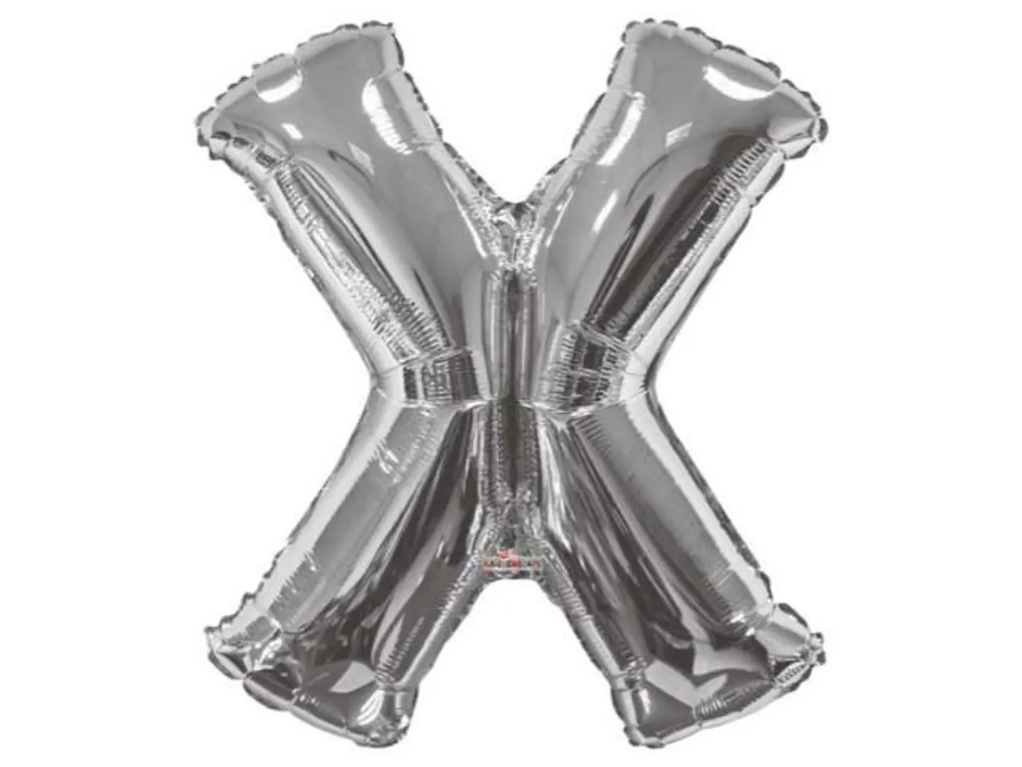 بالون هيليوم X فضي