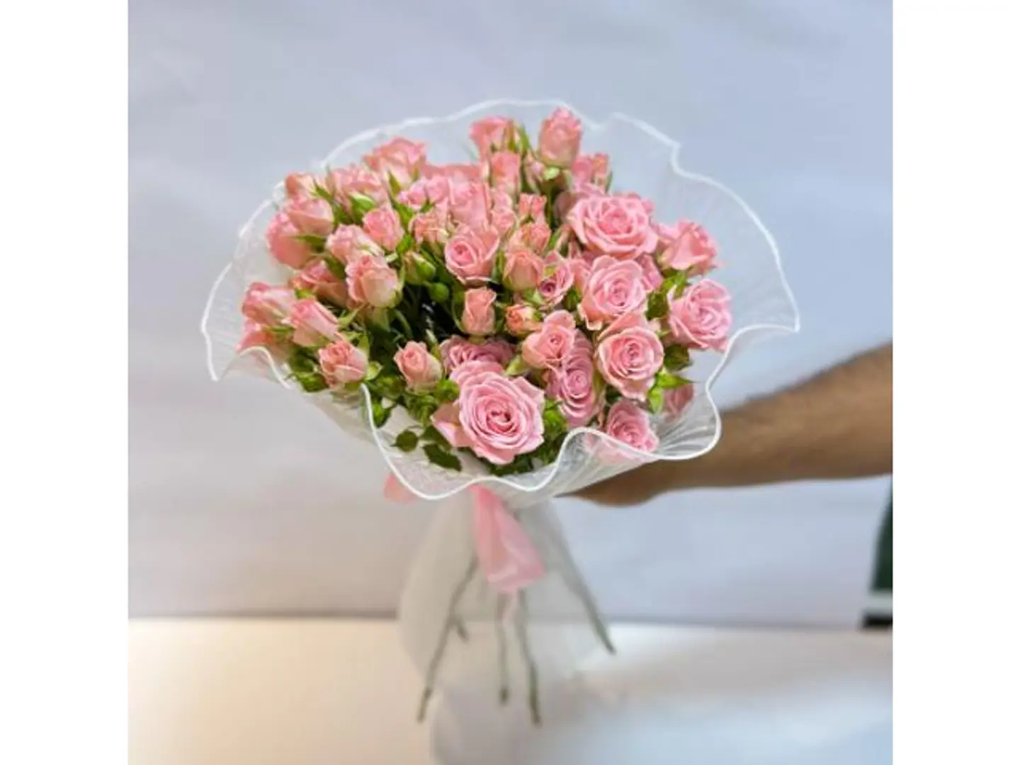 Baby Rose Natural Pink Bouquet 224