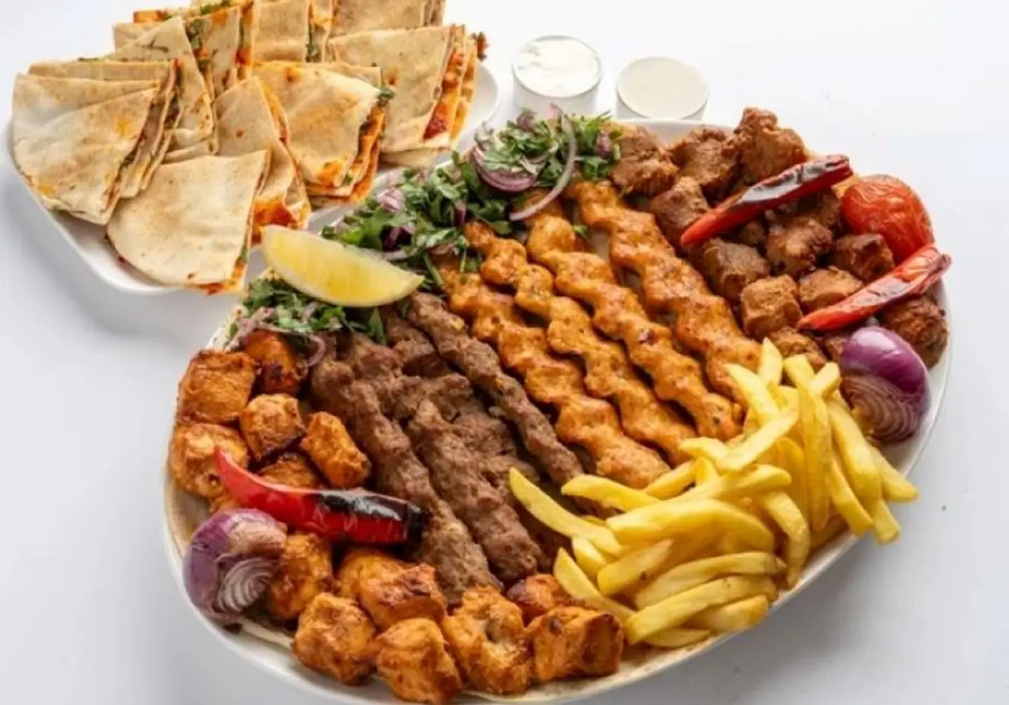 One Kilo Of Mixed Grill Of Meat And Chicken