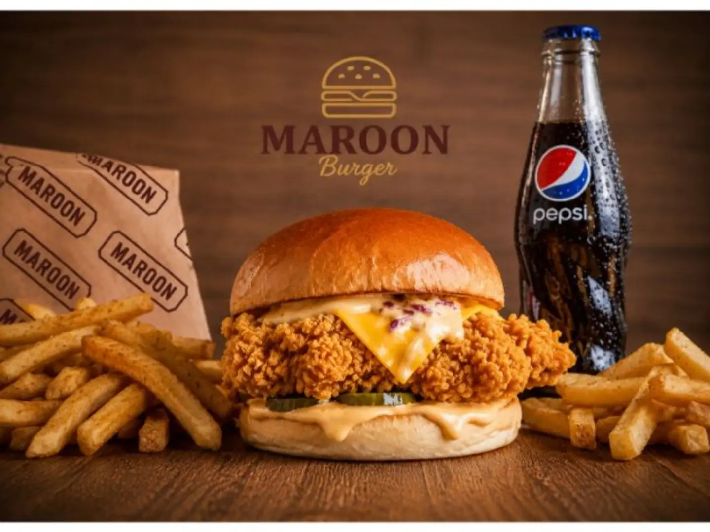 Crispy Burger Meal