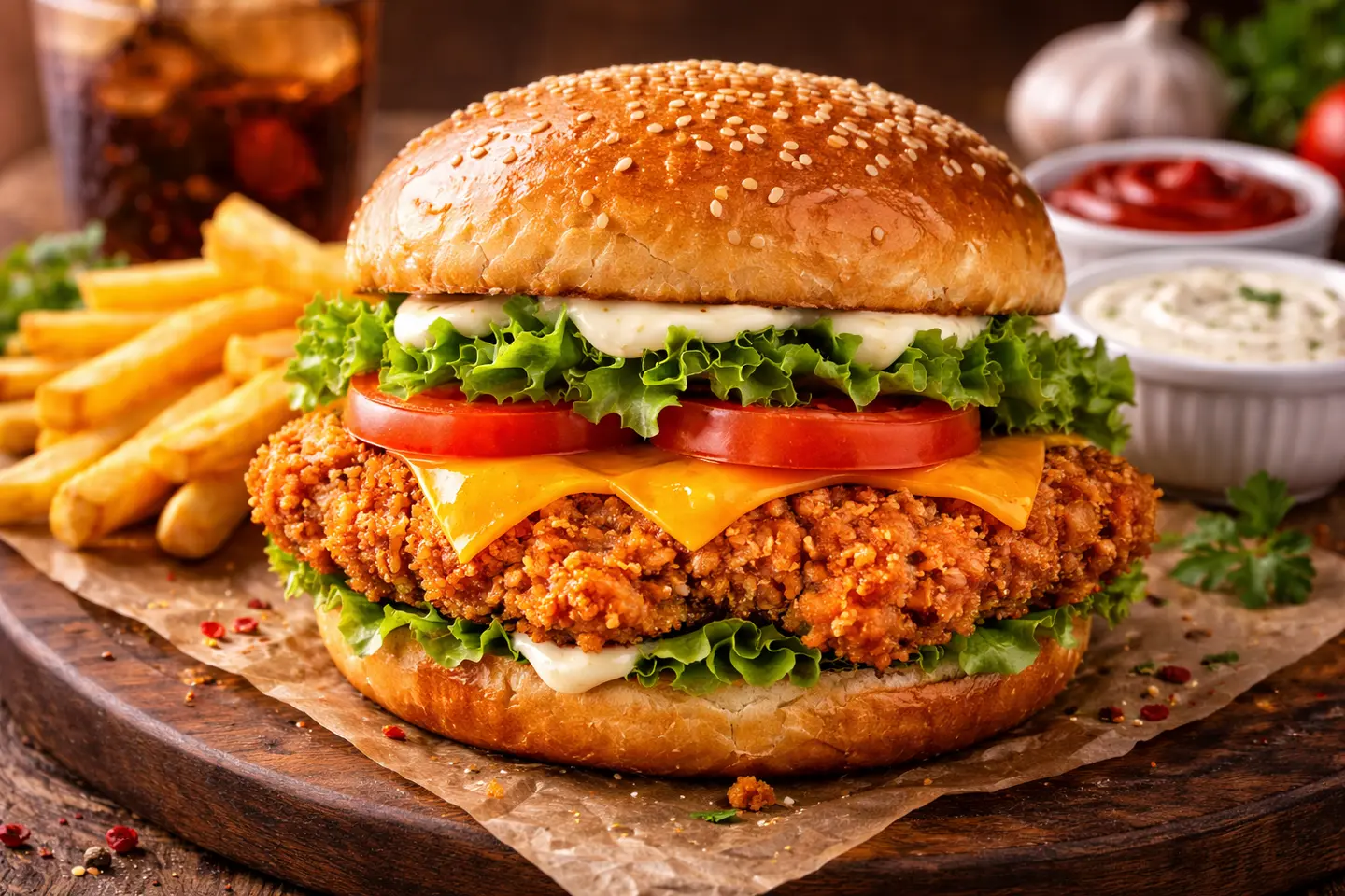 Crispy Chicken Burger