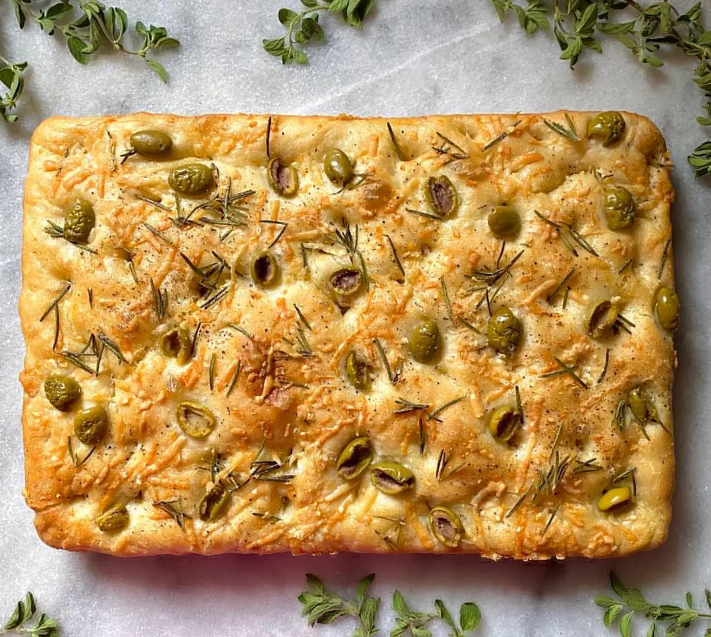 Focaccia With Olives