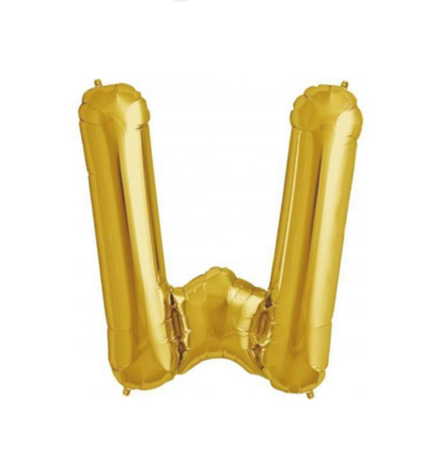 Letter W Gold Balloon