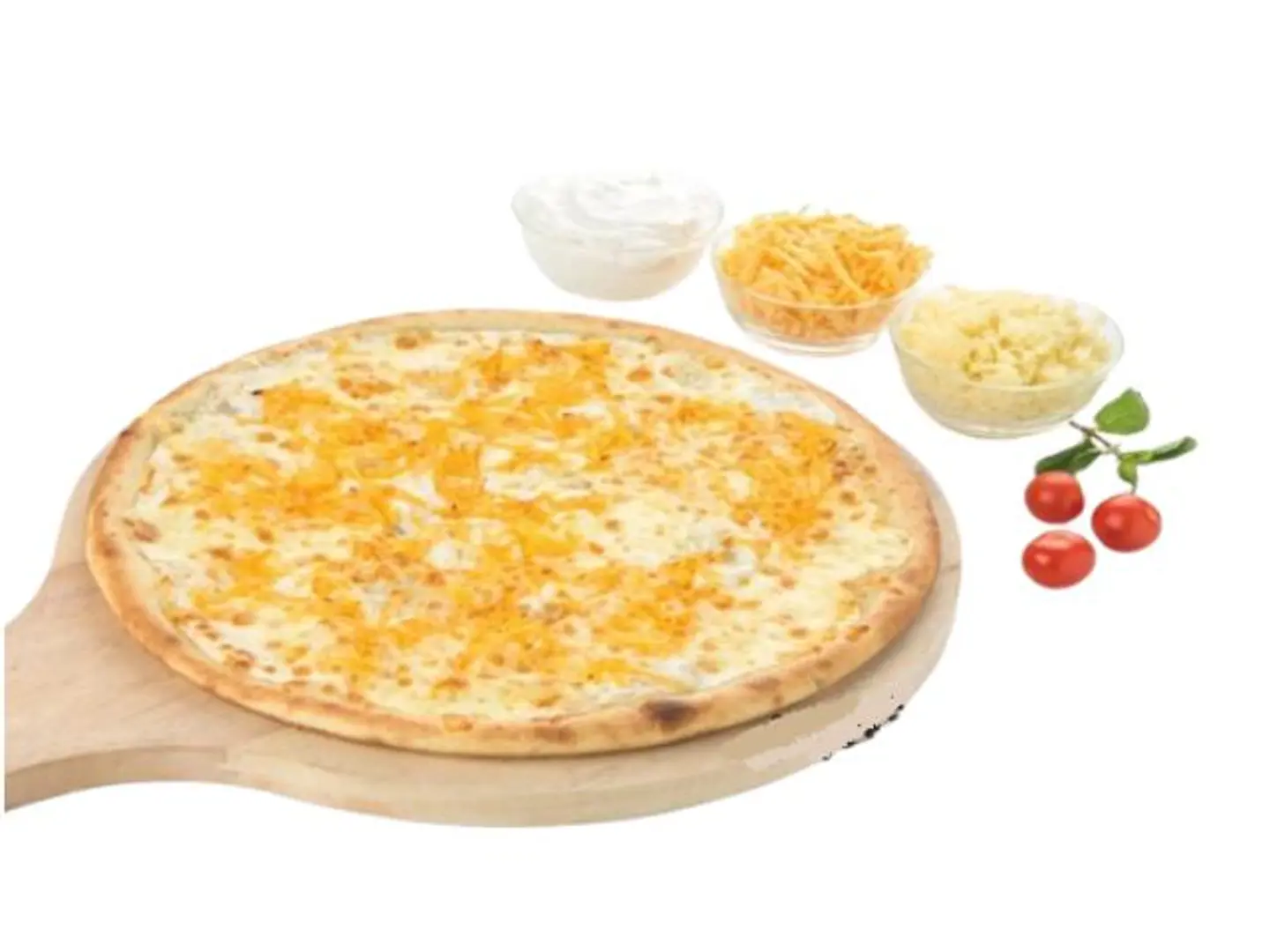 بيتزا الاجبان الأربعة