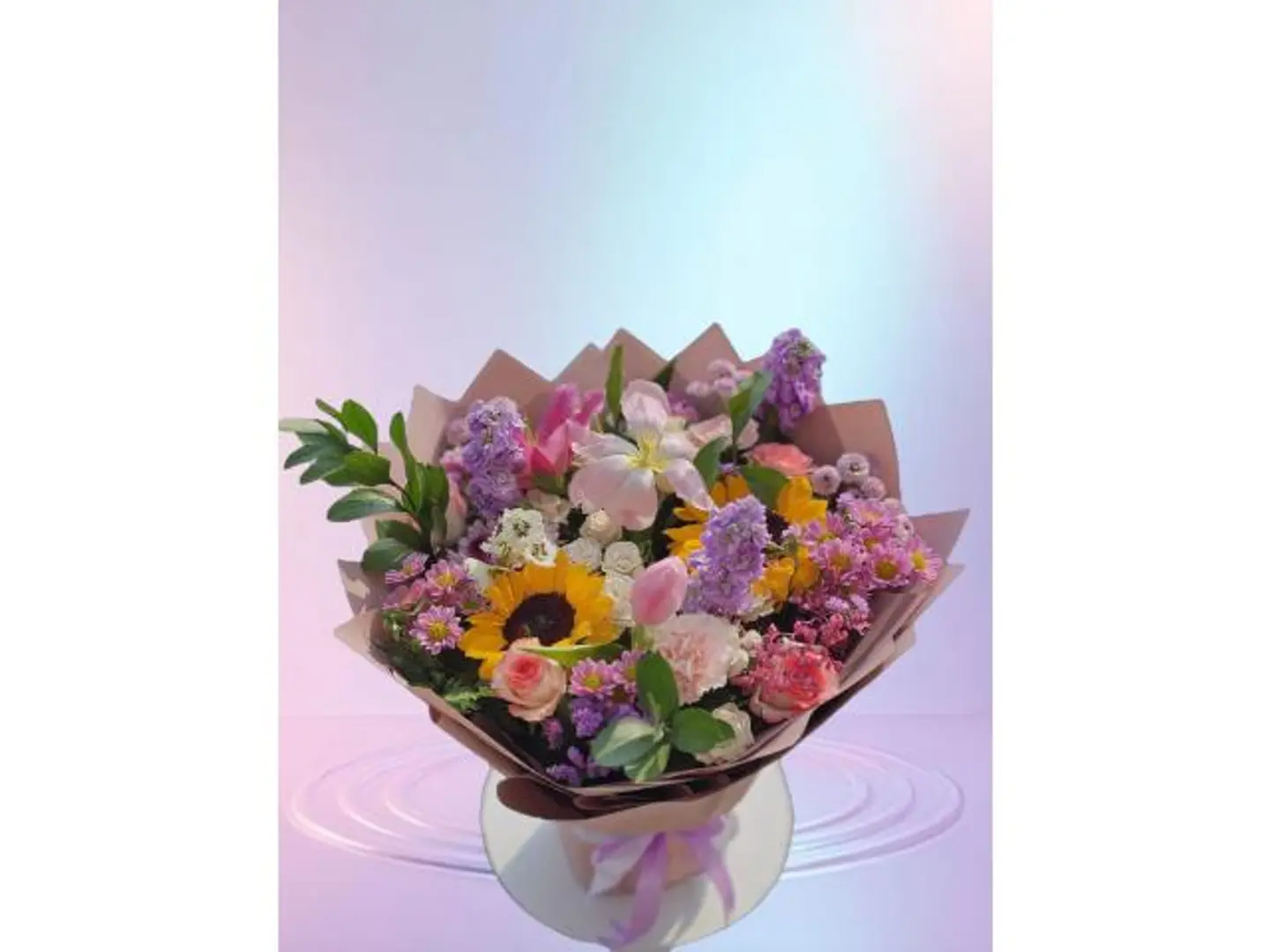 باقه الصن فلاور والبيبي روز