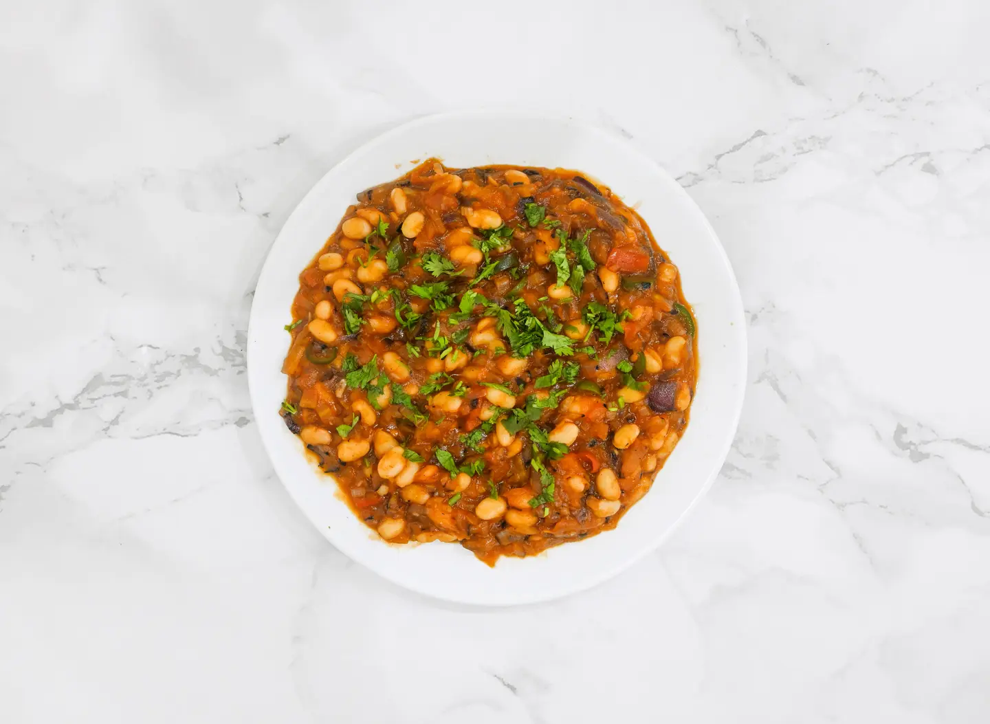 Plate Of Plain Beans