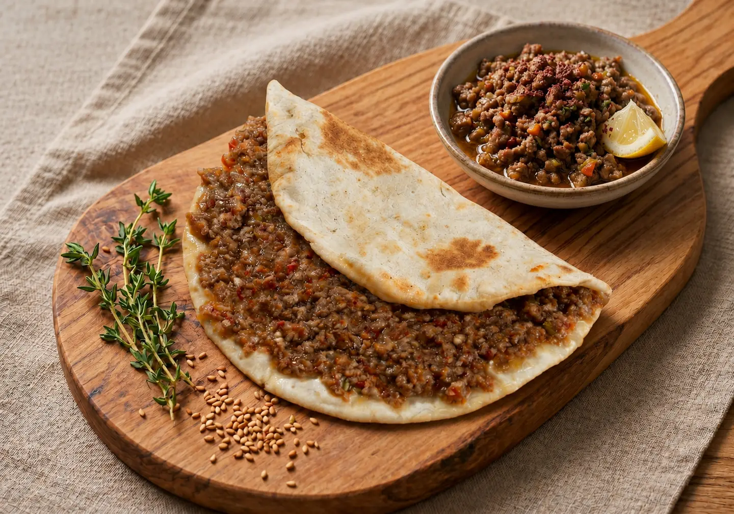 Meat Manakish