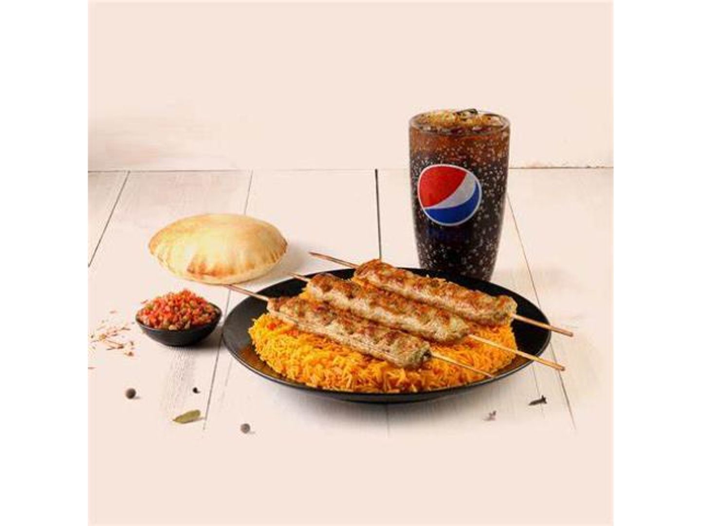 Chicken Kabab Meal