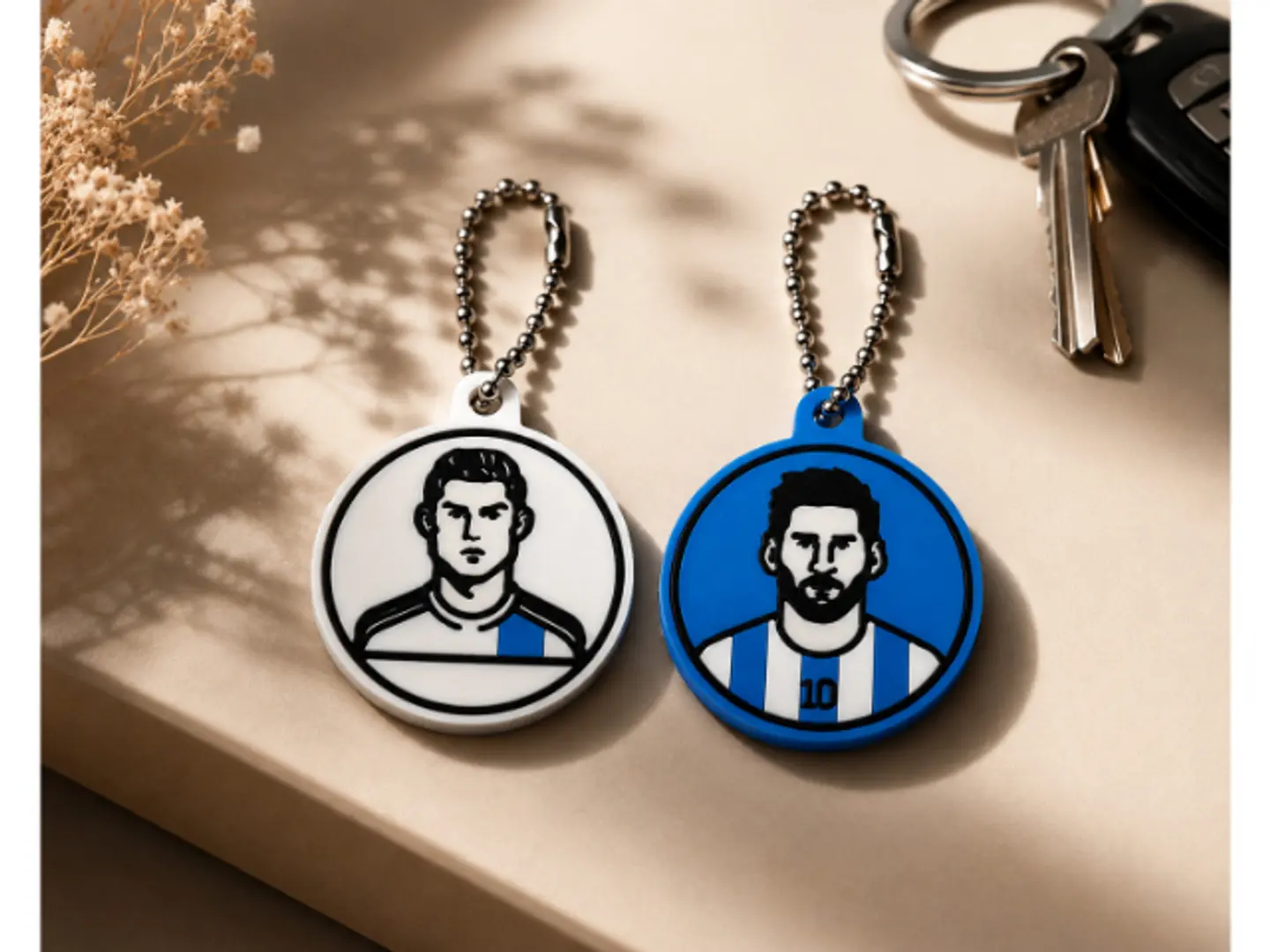 Messi And Cristiano Medal
