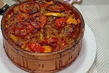 طاجن عكاوى مع الارز
