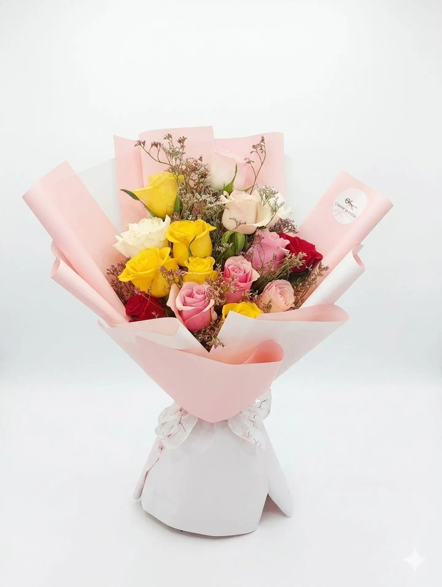 A Bouquet Of Roses Of Various Roses
