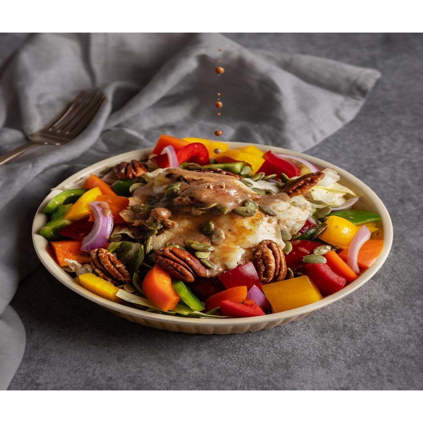 Grilled Halloumi Salad