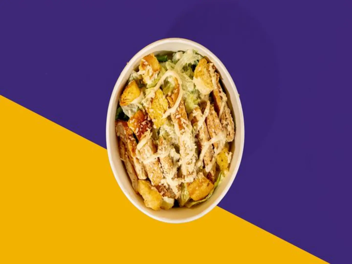 سلطة سيزر الدجاج