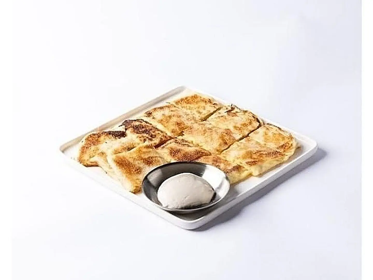 Sweet Mutabbaq With Cream